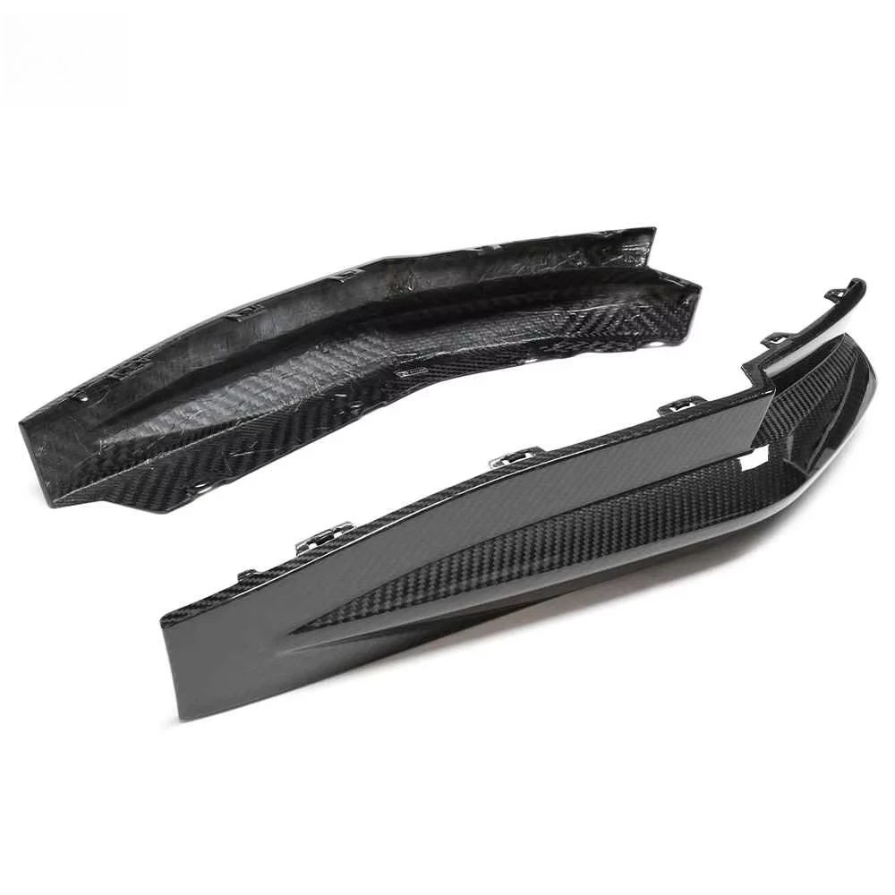 OE Style Dry Carbon Fiber Rear Bumper Splitters for  G80 M3 G82 M4 2021+ Body Kit
